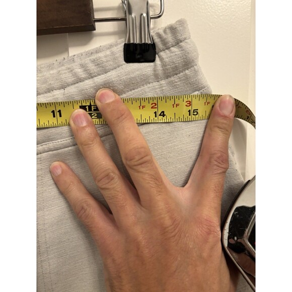 Lululemon City Sweat Short French Terry Jersey Heathered Ultra Light Grey Small - Picture 7 of 8